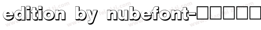 edition by nubefont字体转换